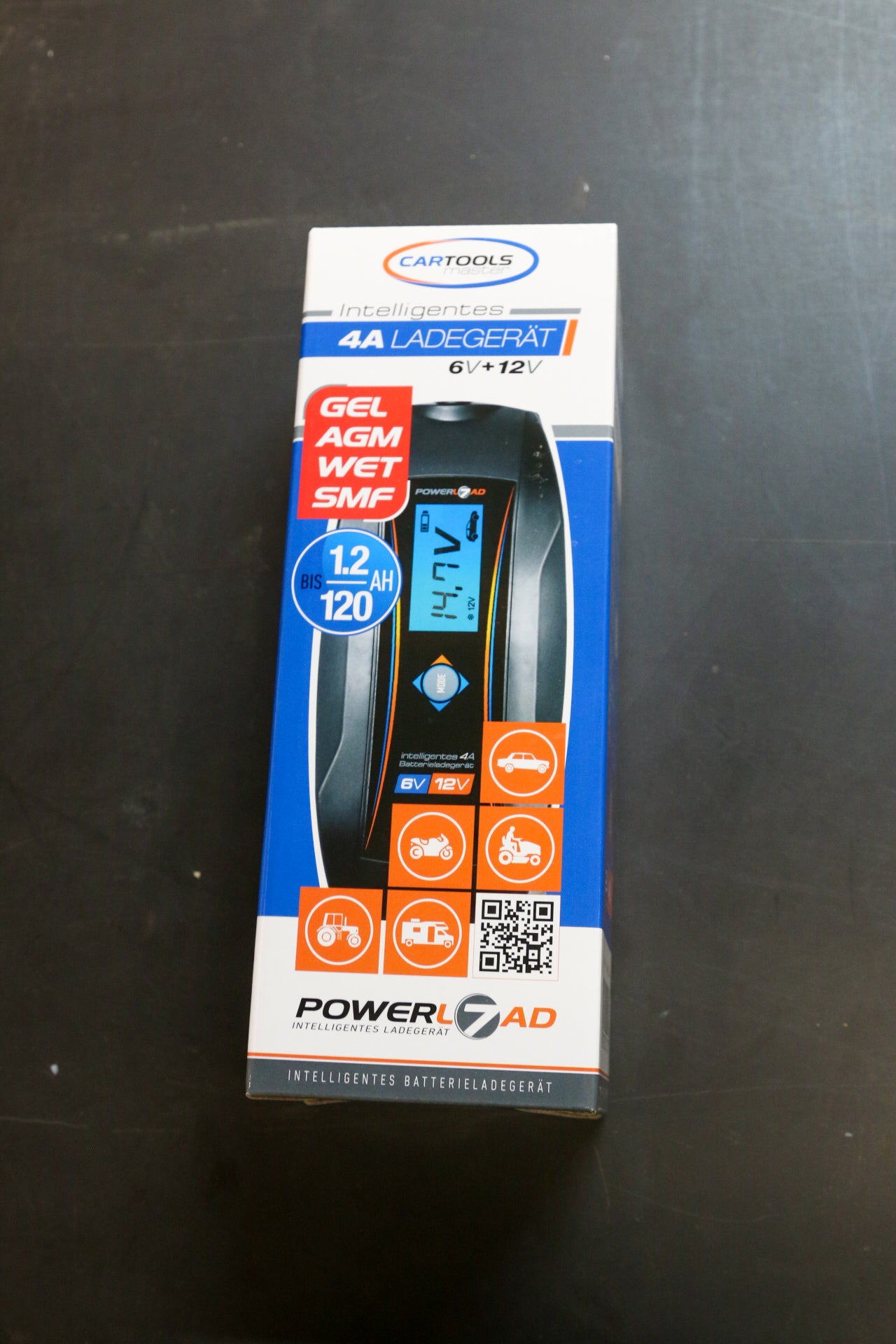 CARTOOLS Powerload 6V/12V 4A Batterieladegerät